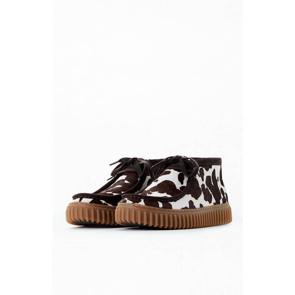 NEW CLARKS men's torhill hi shoes in animal print - Picture 3 of 7